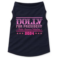 Dolly For President Personalized Dolly First Name Doggie Tank