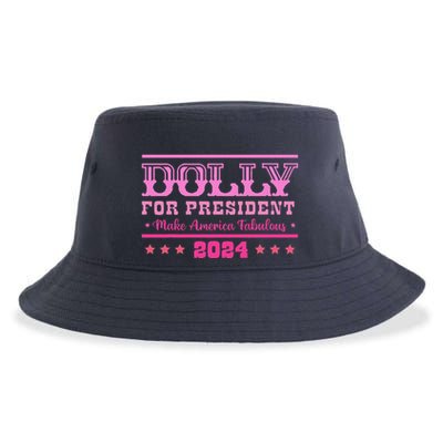 Dolly For President Personalized Dolly First Name Sustainable Bucket Hat