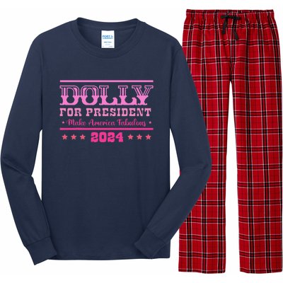 Dolly For President Personalized Dolly First Name Long Sleeve Pajama Set