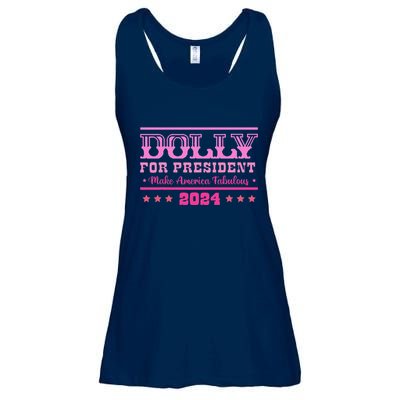 Dolly For President Personalized Dolly First Name Ladies Essential Flowy Tank