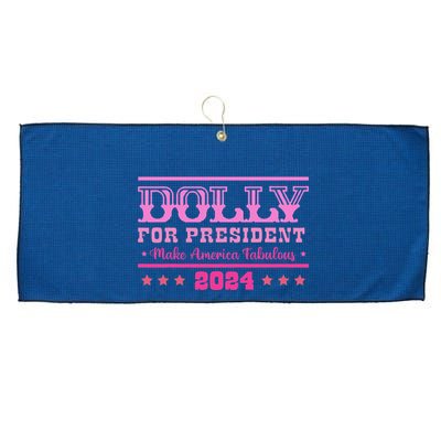 Dolly For President Personalized Dolly First Name Large Microfiber Waffle Golf Towel