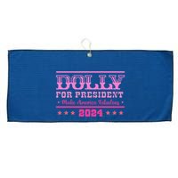 Dolly For President Personalized Dolly First Name Large Microfiber Waffle Golf Towel