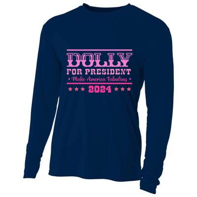 Dolly For President Personalized Dolly First Name Cooling Performance Long Sleeve Crew