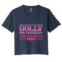 Dolly For President Personalized Dolly First Name Crop Top