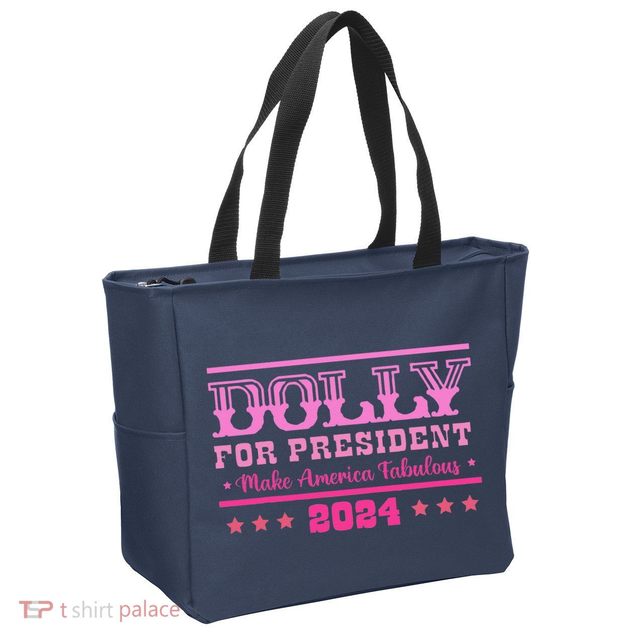 Dolly For President Personalized Dolly First Name Zip Tote Bag