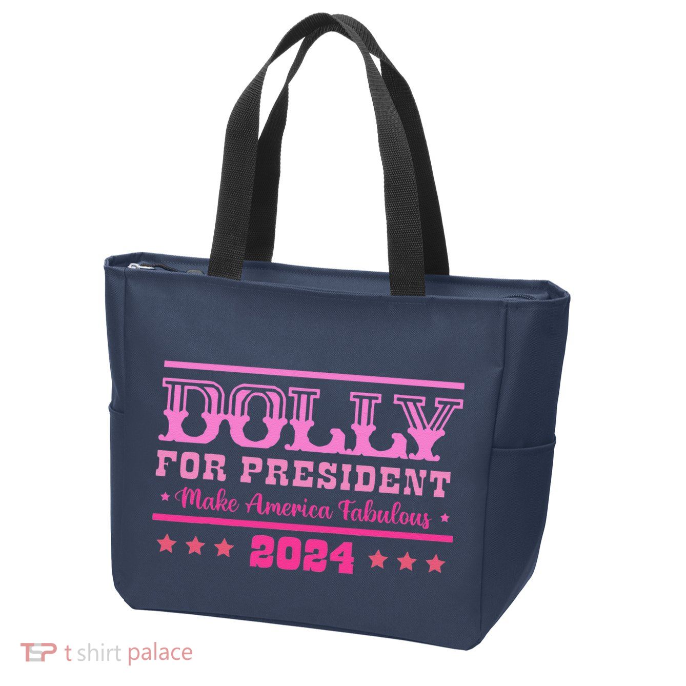 Dolly For President Personalized Dolly First Name Zip Tote Bag