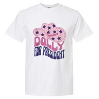 Dolly For President Personalized Dolly First Name Pink Cowboy Hat Garment-Dyed Heavyweight T-Shirt