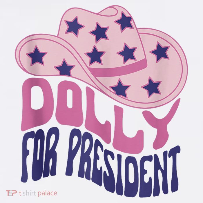 Dolly For President Personalized Dolly First Name Pink Cowboy Hat Trucker Hat