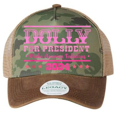 Dolly For President Personalized Dolly First Name Legacy Tie Dye Trucker Hat