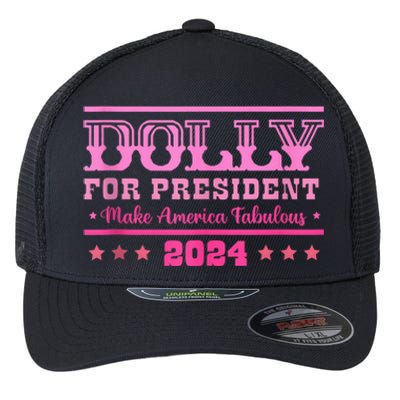 Dolly For President Personalized Dolly First Name Flexfit Unipanel Trucker Cap