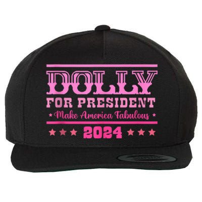 Dolly For President Personalized Dolly First Name Wool Snapback Cap