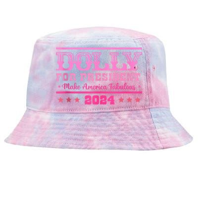 Dolly For President Personalized Dolly First Name Tie-Dyed Bucket Hat