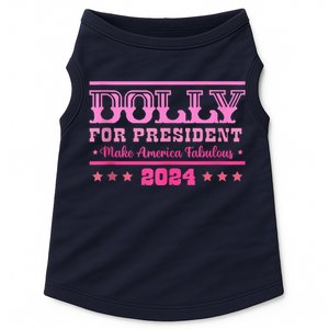 Dolly For President Personalized Dolly First Name Doggie Tank