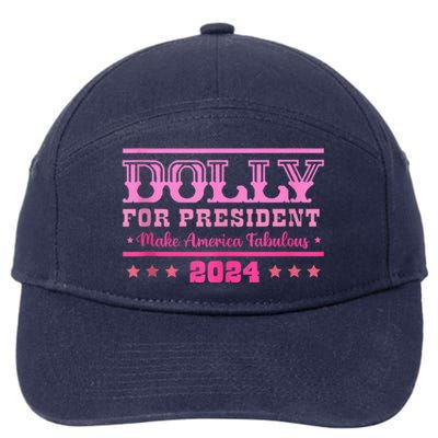 Dolly For President Personalized Dolly First Name 7-Panel Snapback Hat