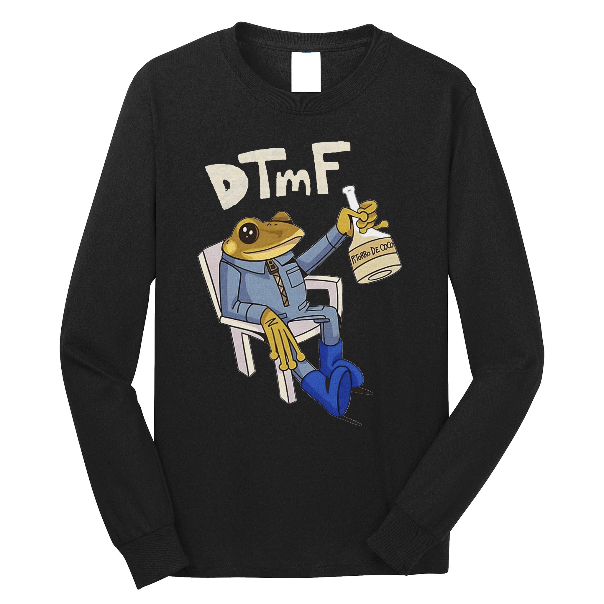 Dtmf Frog Puerto Rico Long Sleeve Shirt