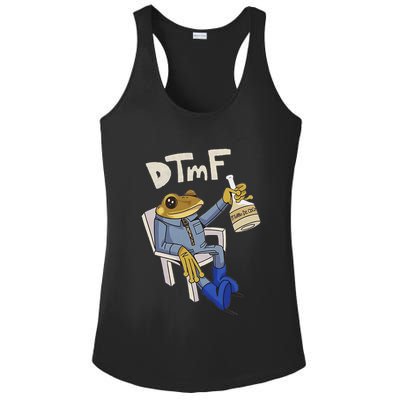 Dtmf Frog Puerto Rico Ladies PosiCharge Competitor Racerback Tank