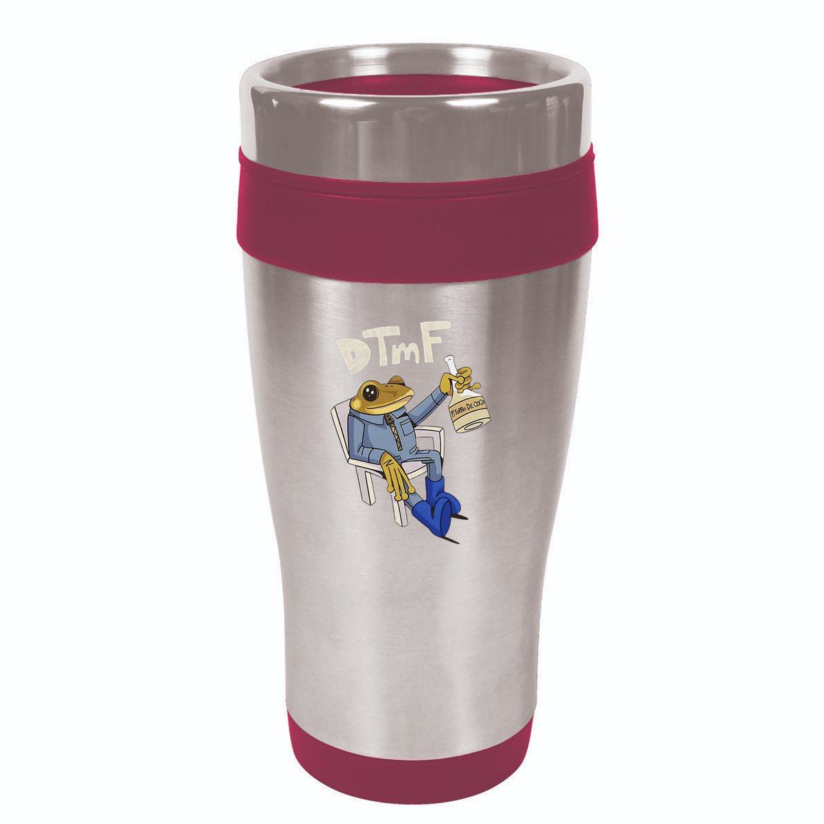 Dtmf Frog Puerto Rico 16oz Travel Tumbler