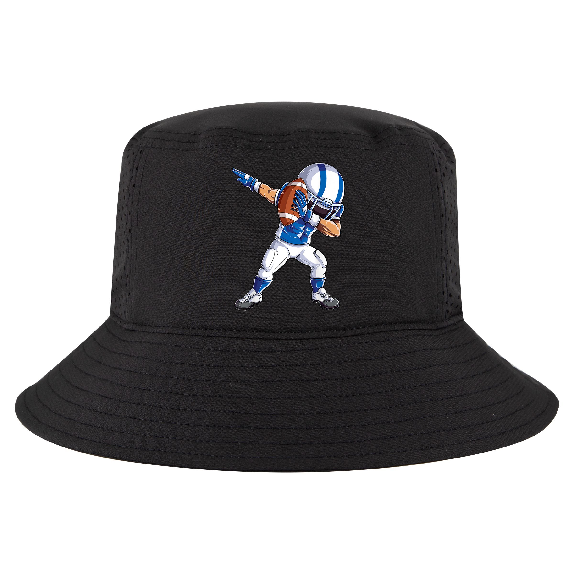 Dabbing Football Player Boys Men Sports Funny Dab Dance TShirt Cool Comfort Performance Bucket Hat