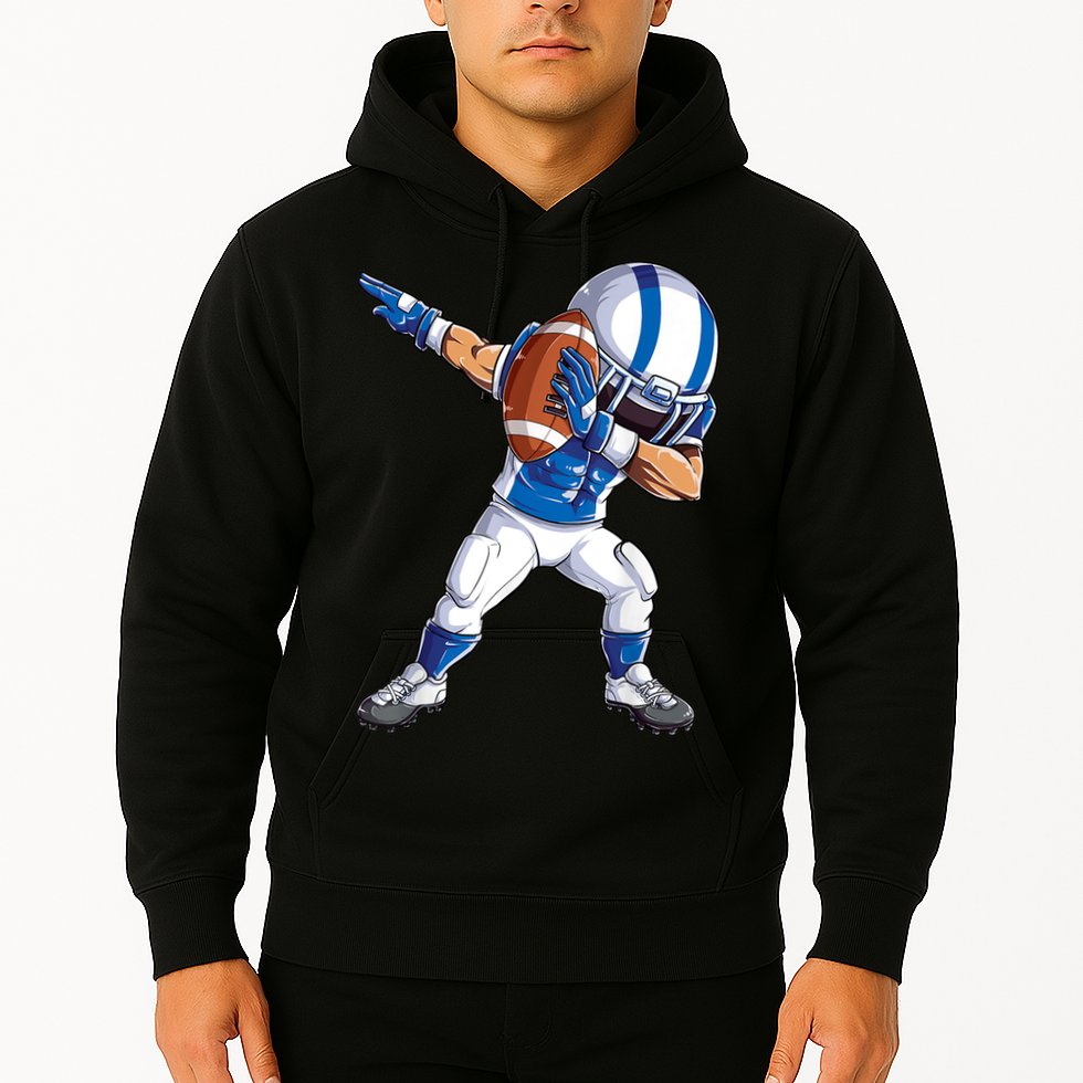 Dabbing Football Player Boys Men Sports Funny Dab Dance TShirt Hoodie