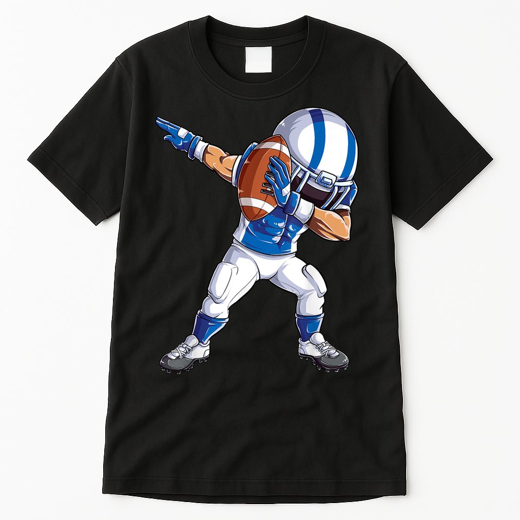 Dabbing Football Player Boys Men Sports Funny Dab Dance TShirt Tall T-Shirt
