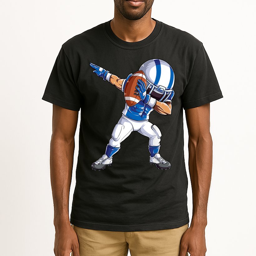 Dabbing Football Player Boys Men Sports Funny Dab Dance TShirt Tall T-Shirt