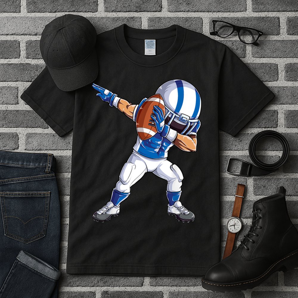 Dabbing Football Player Boys Men Sports Funny Dab Dance TShirt Tall T-Shirt
