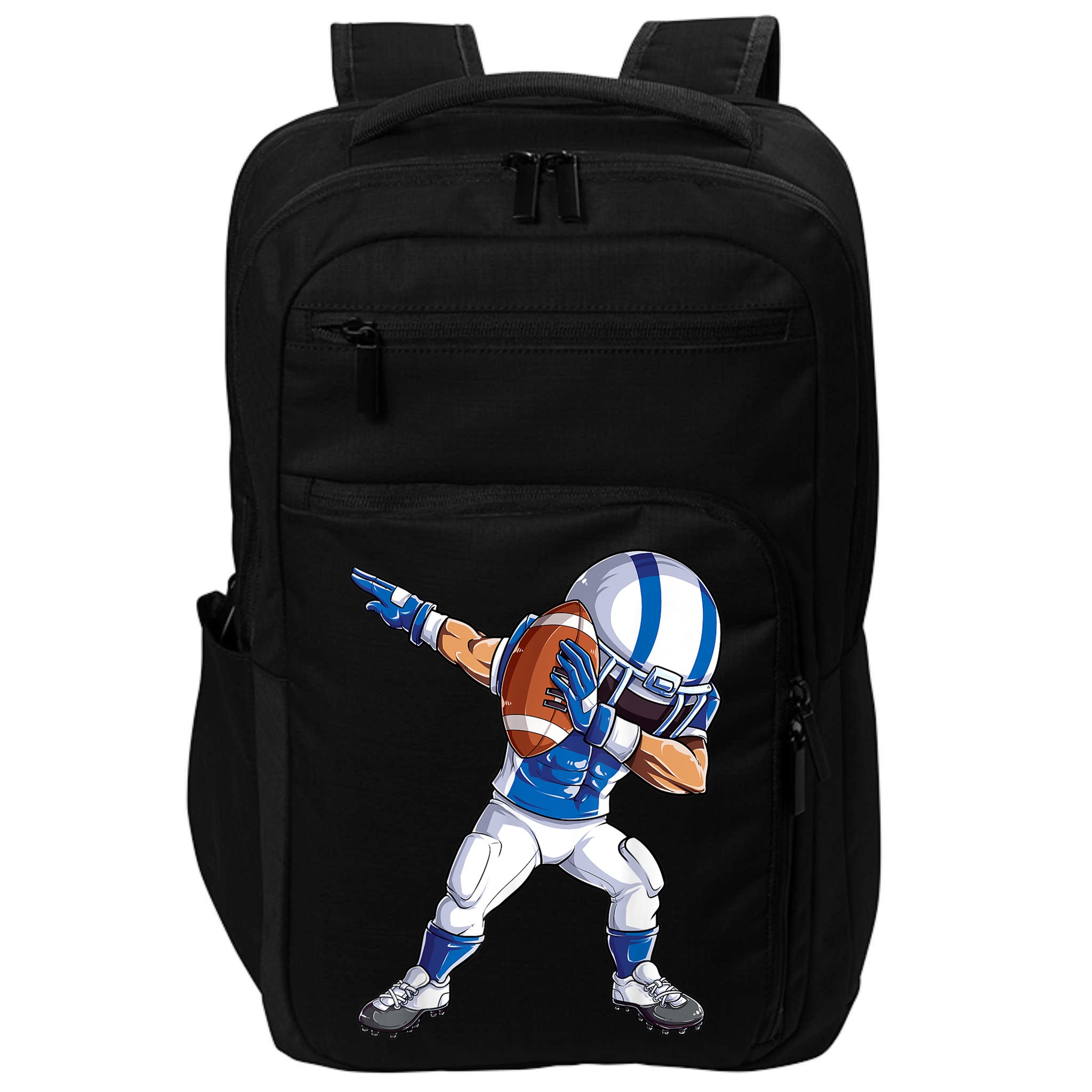 Dabbing Football Player Boys Men Sports Funny Dab Dance TShirt Impact Tech Backpack