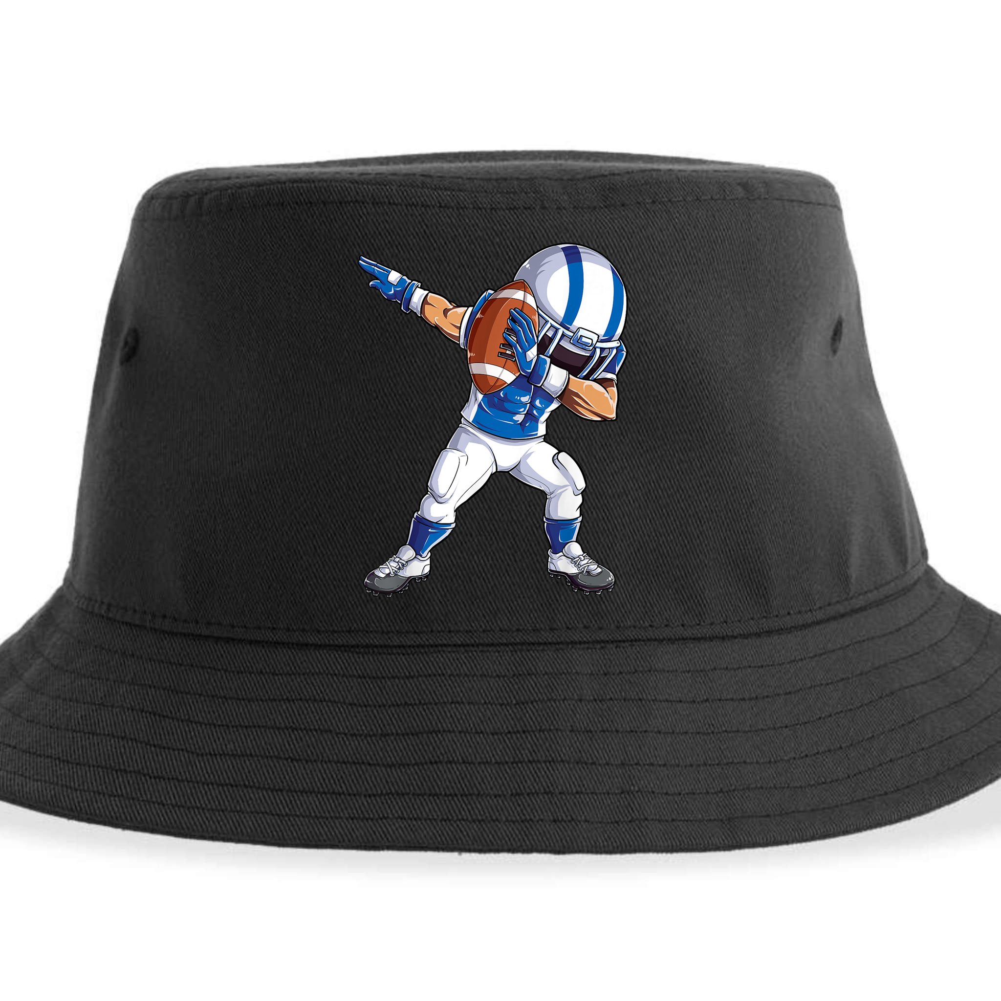 Dabbing Football Player Boys Men Sports Funny Dab Dance TShirt Sustainable Bucket Hat