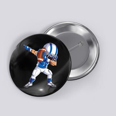 Dabbing Football Player Boys Men Sports Funny Dab Dance TShirt Button