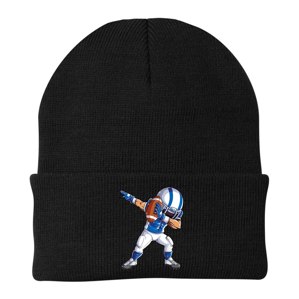 Dabbing Football Player Boys Men Sports Funny Dab Dance TShirt Beanie
