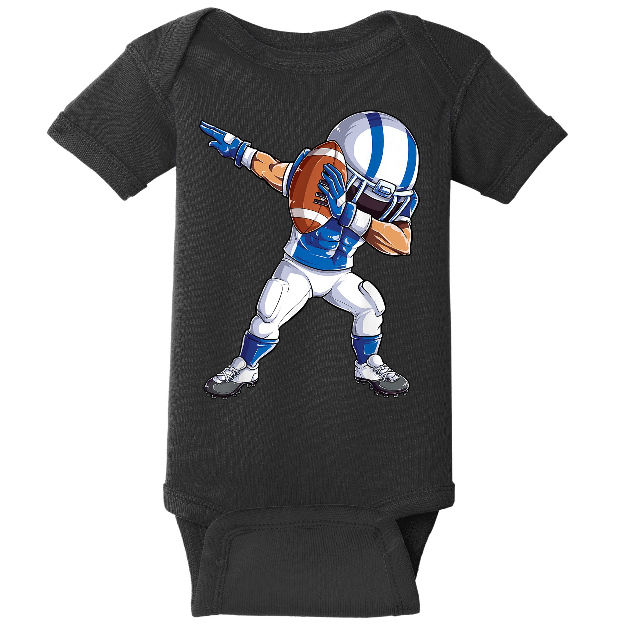 Dabbing Football Player Boys Men Sports Funny Dab Dance TShirt Baby Bodysuit