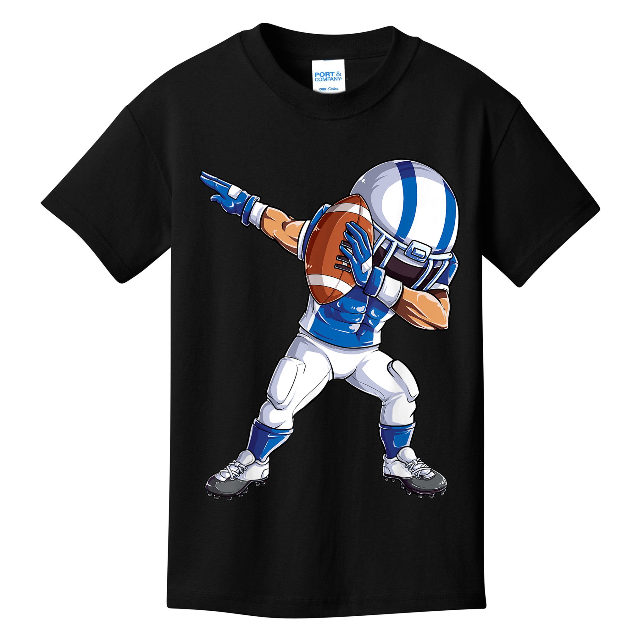 Dabbing Football Player Boys Men Sports Funny Dab Dance TShirt Kids T-Shirt