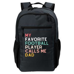 Dads Football Player Fan Funny 2024 Fathers Cool Gift Daily Commute Backpack