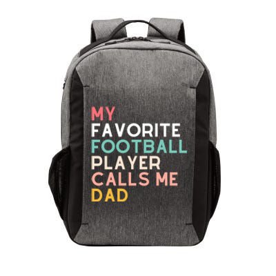 Dads Football Player Fan Funny 2024 Fathers Cool Gift Vector Backpack