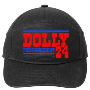 Dolly For President 7-Panel Snapback Hat