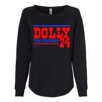 Dolly For President Womens California Wash Sweatshirt