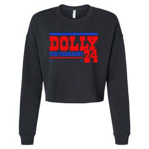 Dolly For President Cropped Pullover Crew