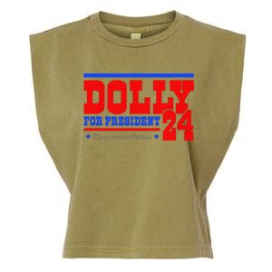 Dolly For President Garment-Dyed Women's Muscle Tee