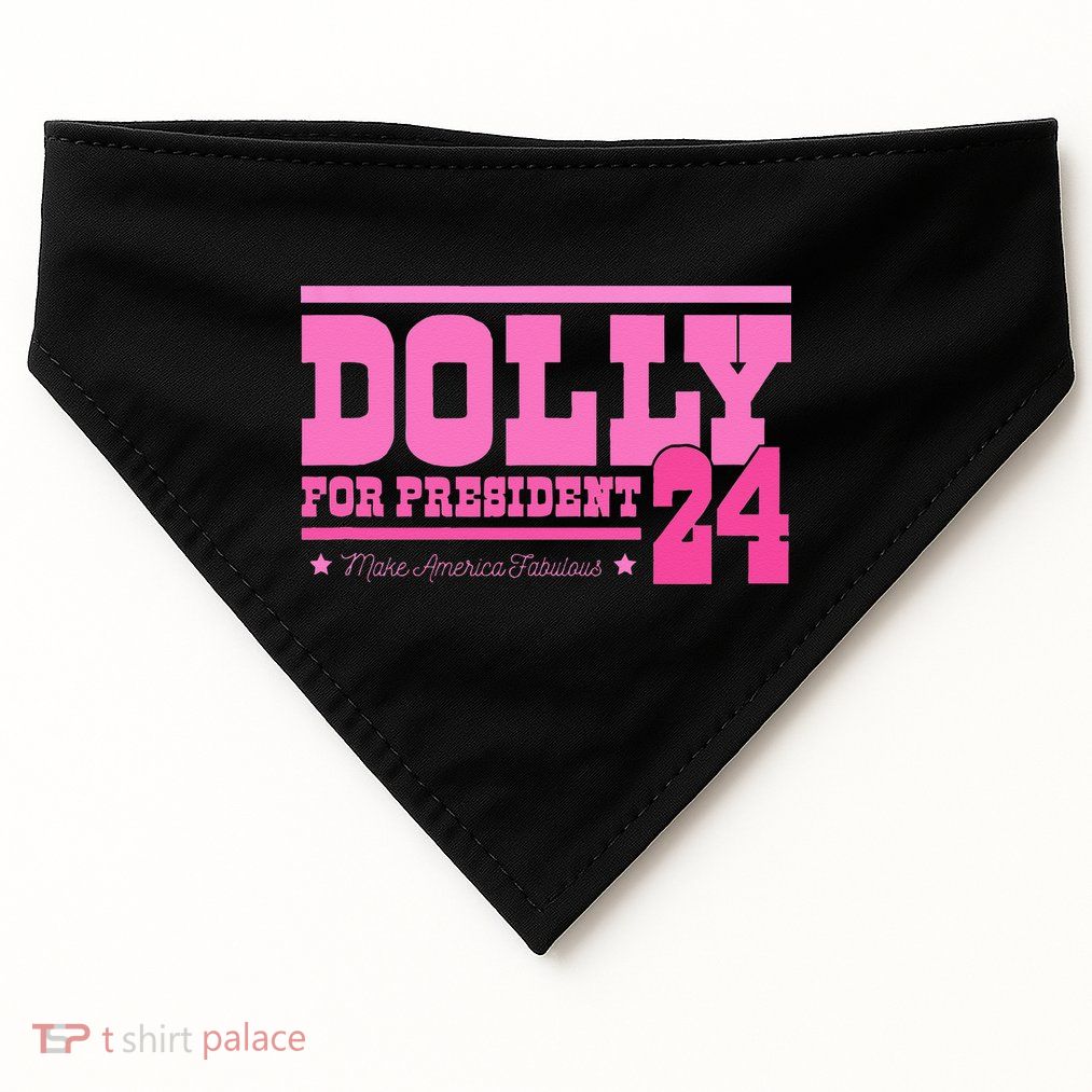 Dolly For President USA-Made Doggie Bandana