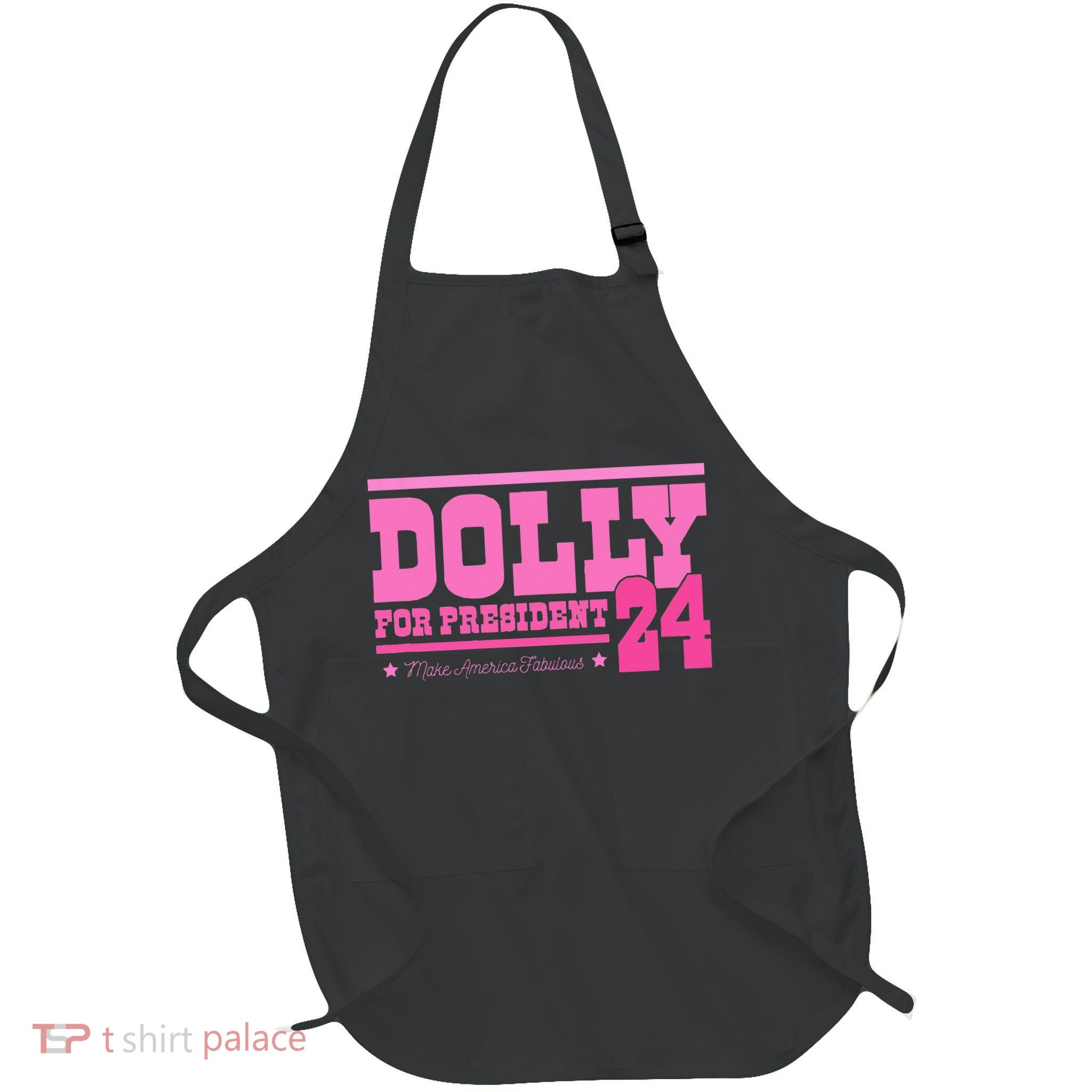Dolly For President Full-Length Apron With Pockets