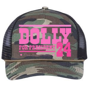 Dolly For President Retro Rope Trucker Hat Cap