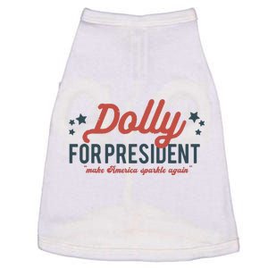 Dolly For President Personalized Dolly First Name Birthday Doggie Tank