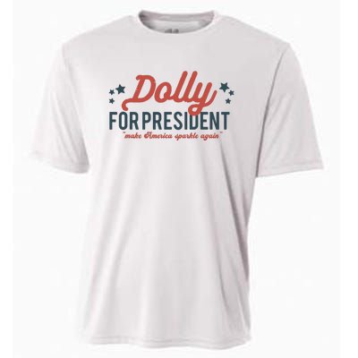 Dolly For President Personalized Dolly First Name Birthday Cooling Performance Crew T-Shirt