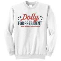 Dolly For President Personalized Dolly First Name Birthday Sweatshirt