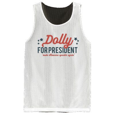 Dolly For President Personalized Dolly First Name Birthday Mesh Reversible Basketball Jersey Tank