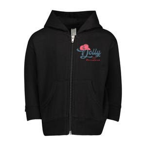 Dolly For President Toddler Zip Fleece Hoodie