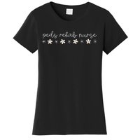 Daisy Flower Peds Rehab Nurse Pediatric Rehabilitation Nurse Women's T-Shirt