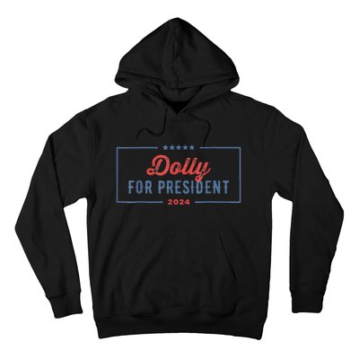 Dolly For President 2024 Retro Hoodie