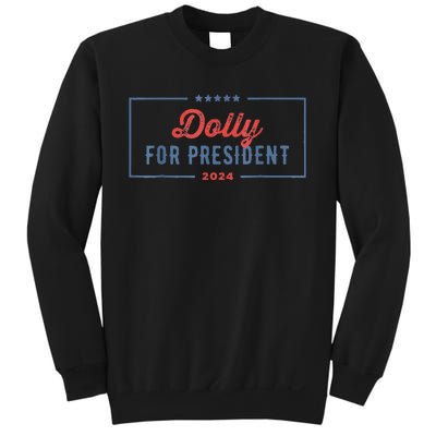 Dolly For President 2024 Retro Sweatshirt