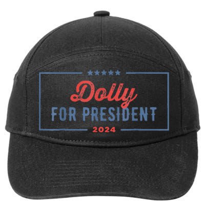 Dolly For President 2024 Retro 7-Panel Snapback Hat